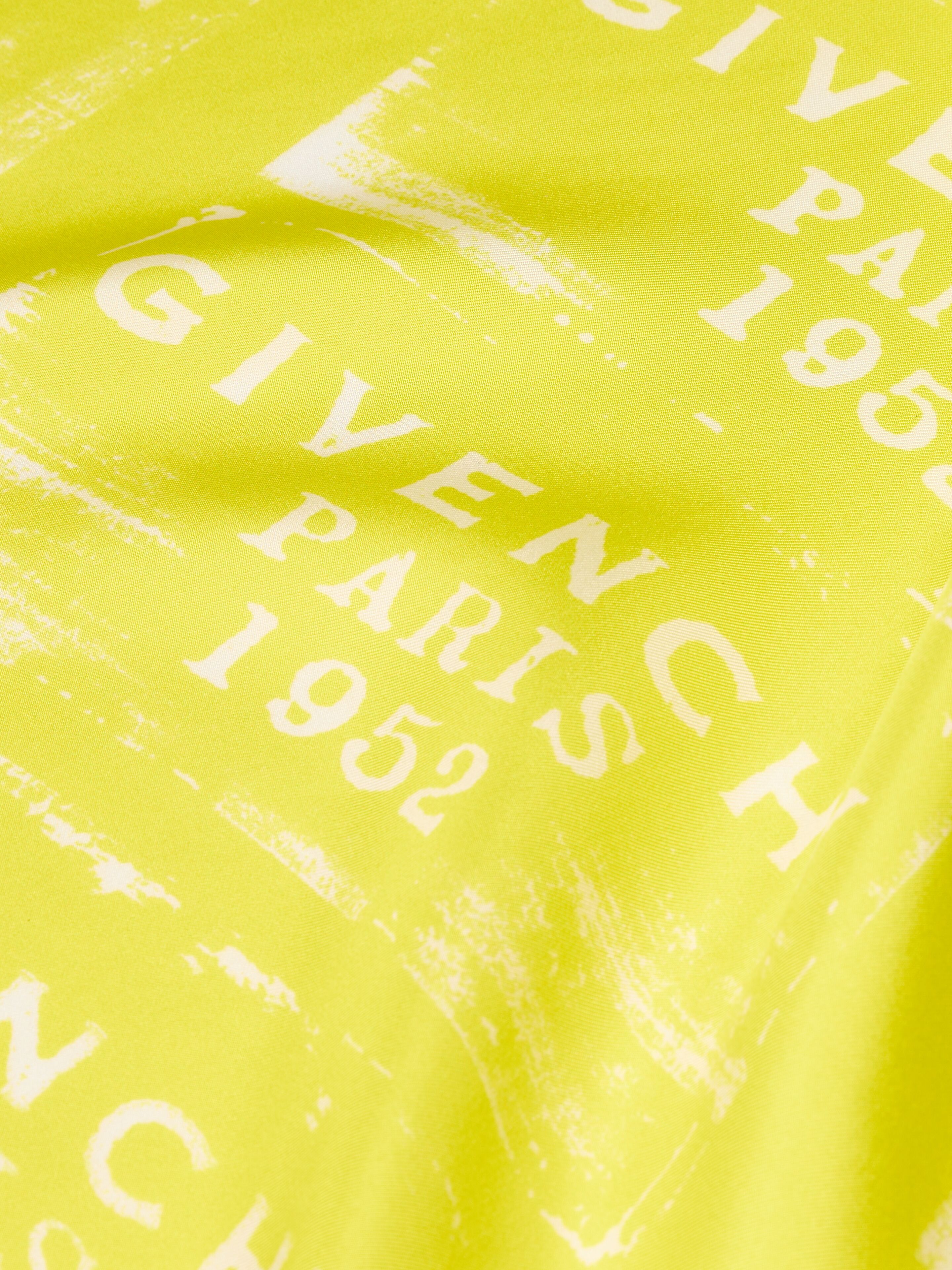 GIVENCHY Stamp square in silk